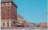 Norton VA Business District, Chrome Street Scene On C1950s Vintage Postcard, Autos, Hotel - Autres & Non Classés
