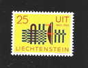LIECHTENSTEIN - 1965 - Centenario UIT - Valore Nuovo S.t.l. Da 25 R. - In Ottime Condizioni. - Ongebruikt