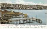 Newport RI, Rhode Island, City View And Harbor Docks, On 1900s Vintage Postcard - Newport