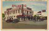 Summerton SC, Lord Carendon Hotel & Restaurant Gas Station On C1940s/50s Vintage Linen Postcard - Sonstige & Ohne Zuordnung