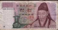 KOREA / 1000 WON / USED / 2 SCANS . - Korea (Nord-)