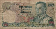 THAILAND / 20 BAHT / USED / 2 SCANS . - Thaïlande