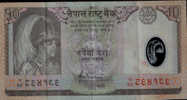 NEPAL / 10 RUPEES / USED / 2 SCANS . - Nepal