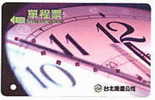 Taiwan Early Taipei Rapid Transit Train Ticket MRT Clock - Monde