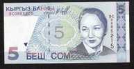 KYRGYSTAN P13  5 SOM   1997 #BC Signature 2 - Kirgizïe