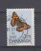 Danemark YT 1051 Obl : Papillon - Gebraucht