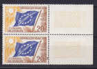 VARIETE  CONSEIL DE L EUROPE  NEUFS LUXES    VOIR DESCRIPTIF - Unused Stamps