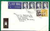 AUSTRALIA - VF PROFUSE FRANKING COVER From MUNDUBBERA To MARYLAND - Covers & Documents