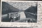 CHARLEROI QUAI DE BRABANT CANAL RIVER BARGES EARLY UNDIVIDED BACK USED 1903 BELGIUM LA BELGIQUE HAINAUT - Charleroi