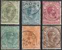 Italia 1884: PACCHI POSTALI Miche-No.1-6 Usato Gestempelt Cancelled (catalogo Michel  250.00 Euro) - Paketmarken