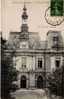 CPA. DOLENS HOTEL DE VILLE. DATEE 1917. Timbre Taxe Y&T N°29 Obl. 10 C. Brun. - Doullens