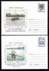 Entier Postaux,stationery Cover 2x, ROWING ,CANOE,1999, Romania. - Canoa