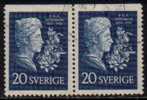 SWEDEN   Scott #  486  VF USED Pair - Gebraucht