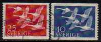 SWEDEN   Scott #  492-3  VF USED - Used Stamps