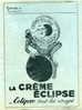 PROTÈGE-CAHIER PUBLICITAIRE POUR LA CRÈME ECLIPSE.... ECLIPSE TOUS LES CIRAGES. SD ANNEES 1950 / 55 - Book Covers