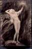 ART NOUVEAU / ART DÉCO : JEUNE FEMME NUE SOUS CASCADE  - AM WASSERFALL - ILLUSTRATION SIGNÉE: FIDUS (d-125) - Fidus