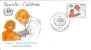 FDC 467  NOUVELLE CALEDONIE  N°565   O M S - FDC