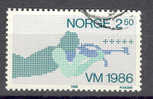 Norway 1986 Mi. 940  2.50 Kr Biathlon Weltmeisterschaften World Championship VM - Gebraucht