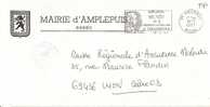 MAIRIE D AMPLEPUIS RHONE 1987 - Covers & Documents