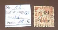 Caledonie Michel Nr:13  O Used  Kopfstehend   #4893 - Usati