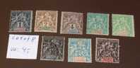 Caledonie Michel Nr: Lot Of 8  */o MH Used   #4893 - Unused Stamps