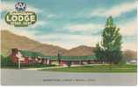 Nephi Utah, Roberston Lodge Motel, 1950s Vintage Linen Postcard - Other & Unclassified