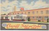 Craig Colorado, Cosgriff Hotel Motel, Coffee Shop Cafe Lounge Attached, On 1954 Vintage Curteich Linen Postcard - Other & Unclassified