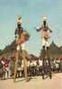 MASQUES AFRICAINS.... DANSEURS SUR ECHASSES..... N'ZO ..... GUINEE - Guinée