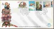 Fdc Pays-Bas 1980 Contes, Fables & Légendes Arlequins Roi Des Grenouilles - Fairy Tales, Popular Stories & Legends