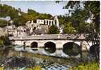 BEAUMONT-LE-ROGER (Eure)  Le Pont De L'Etang Et L´Abbaye (XIIe S.) CPSM Grand Format N° 10 - Beaumont-le-Roger