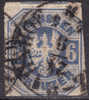 ALLEMAGNE  /  PRUSSE  /  1867  /  6 K   /  Y&T N° 26 (o) USED - Oblitérés