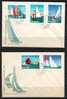 POLAND FDC 1965 WORLD CHAMPIONSHIPS FINN CLASS YACHTS SET OF 8 + MS (4) Yachting Boats Sailing Water Sports - FDC