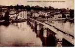 CPA.ANIMEE. CONFOLENS. VIEUX PONT RIVE GAUCHE DE LA VIENNE. DATEE 1939 - Confolens