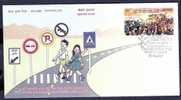 India 2007 Road Safety Sign, Transport, Automobile, School Child  Special Cover # 7078 - Other (Earth)