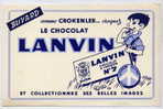 Buvard CHOCOLAT LANVIN Crokenler - Cocoa & Chocolat