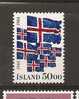 Timbre(s) Neuf** Islande, N°570 Y Et T, 40 Ans De La République, Drapeaux Islandais,1984 - Other & Unclassified