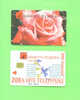ALBANIA - Chip Phonecard/Rose * - Albania