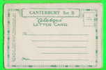 CANTERBURY, UK - CELESQUE LETTER CARD -  5 VIEWS - PUB. BY THE PHOTOCHROM CO LTD - - Canterbury