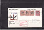 Dubai  -  Lettre De 1982  -  1er Vol  Frankfort  -  Sydney  -  Oblitération Rouge - Dubai