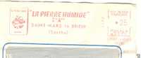 Cygne, Eau, Humidité, Pierre, Saint Mars La Brière - EMA Secap (ondulée) - Devant D'enveloppe    (B0453) - Cisnes