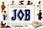 BUVARD PUBLICITAIRE POUR LE PAPIER A CIGARETTES JOB. LE GLOBE FUME JOB. Années 1950 / 60 - Tabak