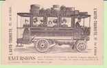 PARIS.EXCURSIONS POUR PARIS ENVIRONS L AUTO TOURISTE 92 RUE D ALESIA Cp Coin Haut Gauche Manquant état - Transport Urbain En Surface