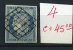 Ceres 4 Belles Marges     Belle  Oblitération     Cote 45 Euros - 1849-1850 Cérès
