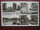 Berlin Hermsdorf - Mehrbildkarte Bahnhof Kirche Waldsee Fließ - Reinickendorf