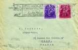 Hongrie 1938  Lettre Avec Flamme De Pecs Pour France Calvados - Poststempel (Marcophilie)