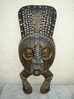 ART AFRICAIN / BENIN ?? STATUE OU MASQUE TETE LUNE  / HAUTEUR 75 CM /TRES BEL ETAT - Arte Africano
