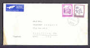 Austria Flugpost Air Mail Par Avion Deluxe SEE PAZNAUN Cancel Mourning Cover 1981 To Rockville USA - Otros & Sin Clasificación
