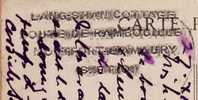 Curiosité  LANG SHAN COTTAGE Tampon Relief 78 MONTFORT AMAURY PORTE BARDOUL  Le 28.12.1925 ¤ WARRANT ¤ YVELINES ¤3074AA - Montfort L'Amaury