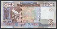 GUINEA  : Banconota 5000 Franchi - 2006 - P38 - FDS - Guinee