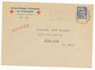 Lettre Avec Gandon Et Cachet Croix Rouge Française En Allemagne De 1952 - Rode Kruis